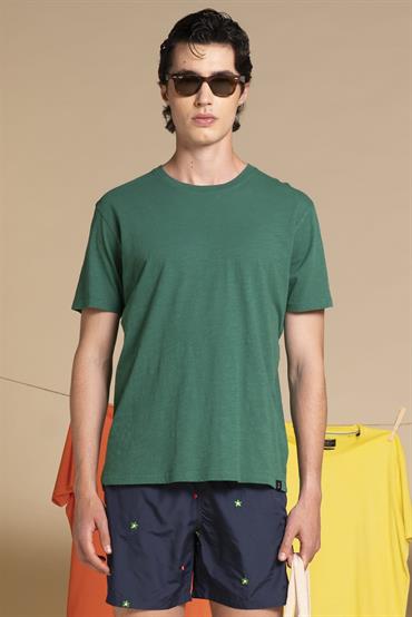 TSHIRT S/S JERSEY SLUB G/D GREEN