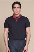 T-SHIRT S/S PIQUET STRETCH G/D NAVY