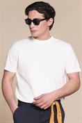 T-SHIRT S/S PIQUET STRETCH G/D WHITE