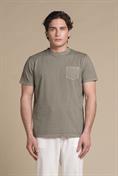 TSHIRT PKT S/S PIQUET STRETCH G/D MIL.GREEN