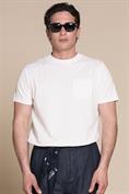 TSHIRT PKT S/S PIQUET STRETCH G/D WHITE