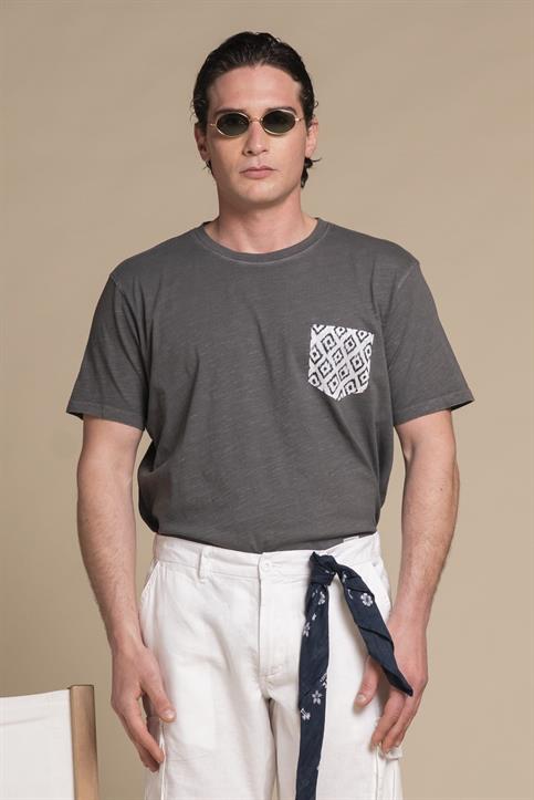 TSHIRT PKT S/S JERSEY SLUB G/D C.ROCK