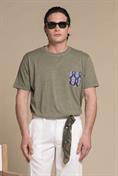 TSHIRT PKT S/S JERSEY SLUB G/D MIL.GREEN