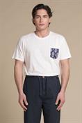 TSHIRT PKT S/S JERSEY SLUB G/D WHITE