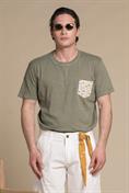 TSHIRT PKT S/S JERSEY SLUB G/D MIL.GREEN