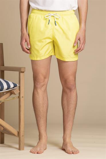 SWIMMING TRUNKS POLYESTER YELLOW FLUO