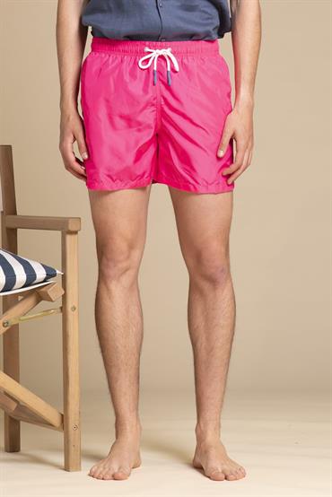 SWIMMING TRUNKS POLYESTER FUXIA FLUO
