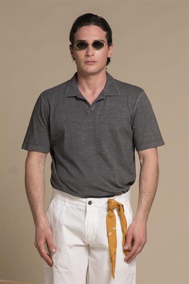 POLO SKIPPER S/S JERSEY SLUB G/D C.ROCK