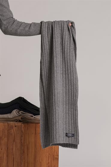 SCARF LAMBSWOOL GREY MEL.