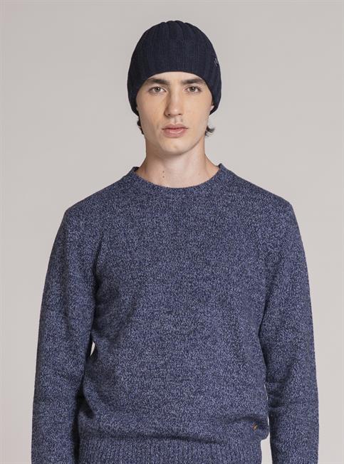 CAP LAMBSWOOL NAVY