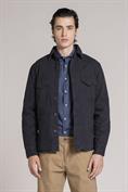 OVERSHIRT JACKET CANVAS F/D NAVY