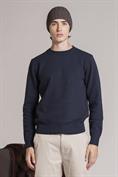 ROUND NECK LAMBSWOOL NAVY