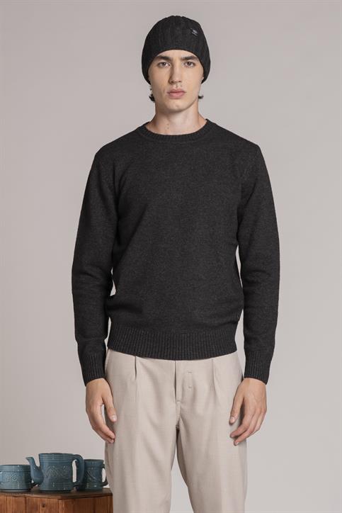 ROUND NECK LAMBSWOOL BLACKBOARD