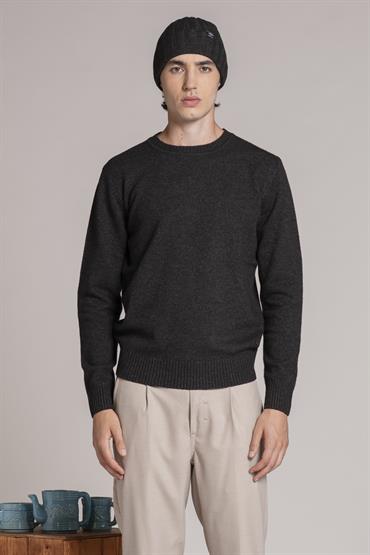 ROUND NECK LAMBSWOOL BLACKBOARD