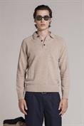 POLO NECK LAMBSWOOL LT.BEIGE