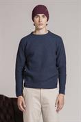ROUND NECK LAMBSWOOL NAVY