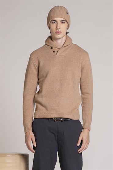 TURTLENECK LAMBSWOOL ALMOND