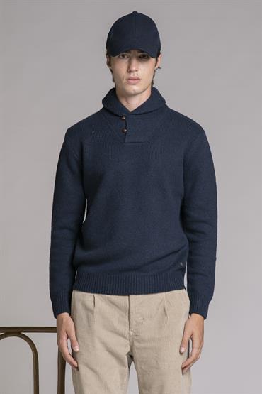TURTLENECK LAMBSWOOL NAVY