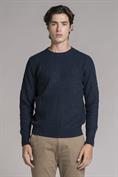 ROUND NECK LAMBSWOOL NAVY