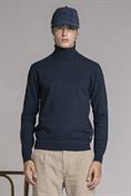 TURTLENECK LAMBSWOOL NAVY
