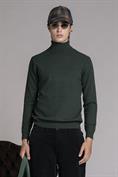 TURTLENECK LAMBSWOOL DK.GREEN