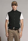 GILET BTN LAMBSWOOL DK.GREEN