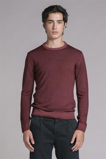 ROUND NECK MERINOS BURGUNDY