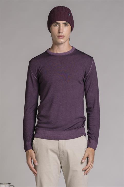 ROUND NECK MERINOS PURPLE