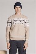 TURTLENECK MIXED WOOL BEIGE