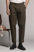 CHINO LONG COMFORT TWILL STRETCH F/D GREEN