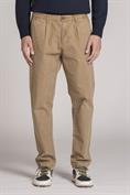 CHINO LONG PENCES COMFORT HERRINGBONE F/D KAKI