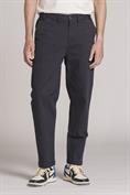 CHINO LONG COMFORT TWILL STRETCH F/D NAVY