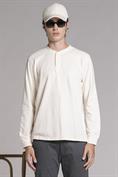 CHESTER L/S REGULAR JERSEY SOLID CARBON+SNOW WASH OFF WH