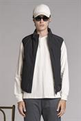GILET ZIP NYLON BLACK