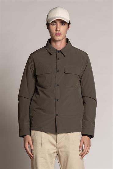OVERSHIRT JACKET NYLON MAJOR BROWN