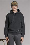 HOODIE FLEECE CARBON+SNOW WASH BLACK