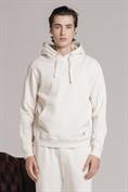 HOODIE FLEECE CARBON+SNOW WASH OFF WHITE