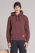 HOODIE FLEECE CARBON+SNOW WASH BORDEAUX