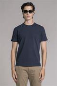 T-SHIRT S/S REGULAR JERSEY SOLID CARBON+SNOW WASH NAVY