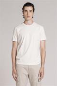 T-SHIRT S/S REGULAR JERSEY SOLID CARBON+SNOW WASH OFF WH