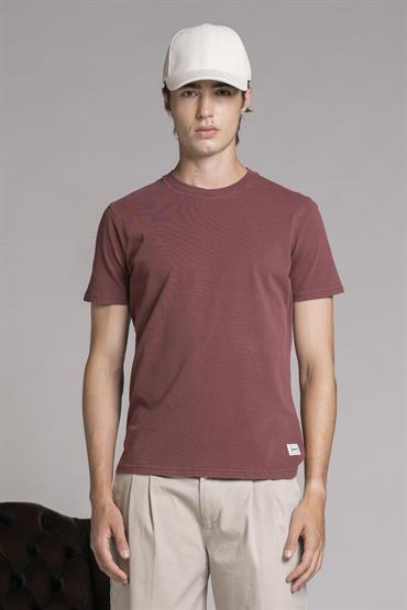 T-SHIRT S/S REGULAR JERSEY SOLID CARBON+SNOW WASH BORDEA