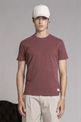T-SHIRT S/S REGULAR JERSEY SOLID CARBON+SNOW WASH BORDEA