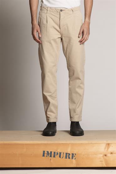 CHINO LONG PENCES COMFORT CAVALLERY F/D DESERT