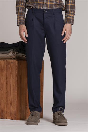 CHINO LONG PENCES COMFORT MIX.VISCOSE Y/D NAVY