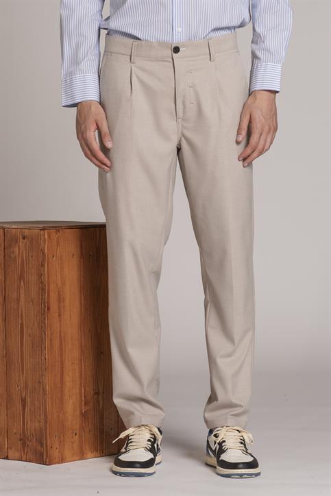 CHINO LONG PENCES COMFORT MIX.VISCOSE Y/D ECRU
