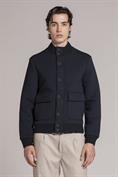 BOMBER JACKET BTN SCUBA NAVY
