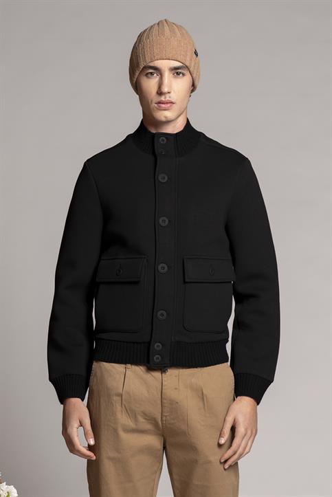 BOMBER JACKET BTN SCUBA BLACK
