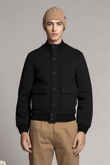 BOMBER JACKET BTN SCUBA BLACK
