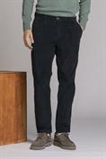 CHINO LONG PENCES COMF.CORD.500 STR.F/D NAVY