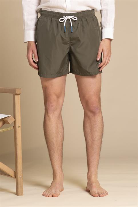 SWIMMING TRUNKS POLYESTER MIL.GREEN